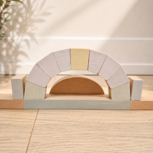 Wooden Arch Bridge Building Set