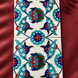 Handmade Iznik Floral Tile